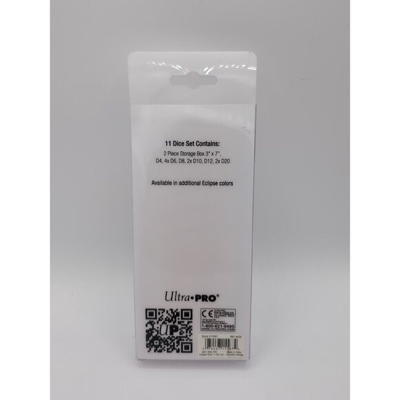 Ultra Pro Dice Set: Eclipse 11 Pumpkin Orange - Picture 2 of 2